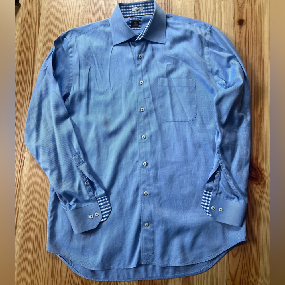 Peter Millar Stripped button down shirt